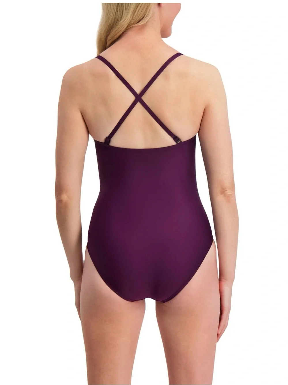 DKNY Women’s Purple One Piece Swimsuit Sz(XXL) - Picture 6 of 12